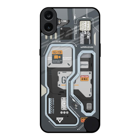 Retro Futuristic Nothing CMF Phone 1 Glass Back Cover Online