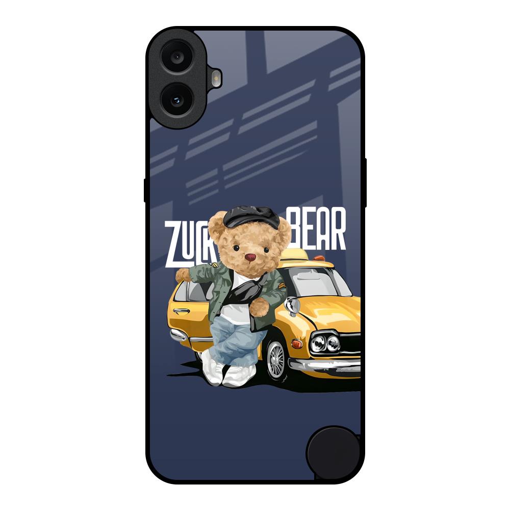 Adventurous Bear Nothing CMF Phone 1 Glass Back Cover Online
