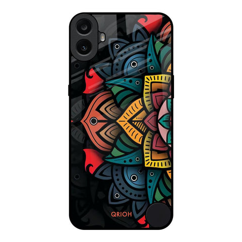 Retro Gorgeous Flower Nothing CMF Phone 1 Glass Back Cover Online