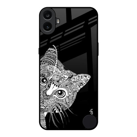 Kitten Mandala Nothing CMF Phone 1 Glass Back Cover Online