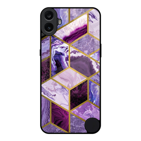 Purple Rhombus Marble Nothing CMF Phone 1 Glass Back Cover Online