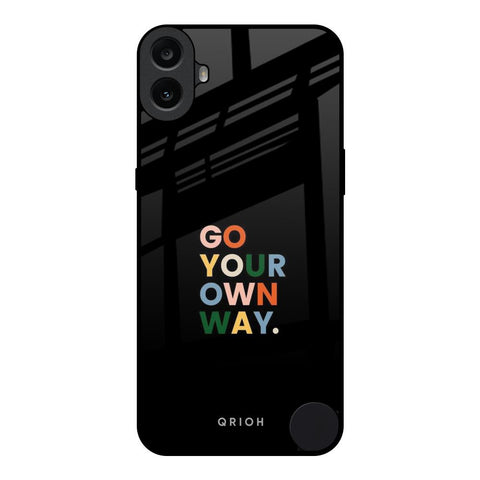 Go Your Own Way Nothing CMF Phone 1 Glass Back Cover Online