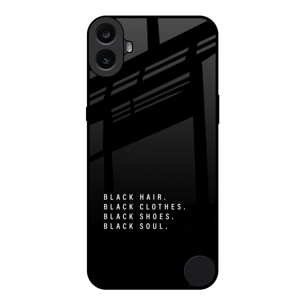 Black Soul Nothing CMF Phone 1 Glass Back Cover Online