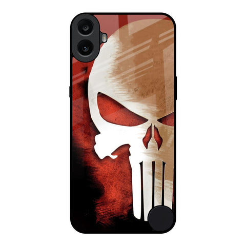 Red Skull Nothing CMF Phone 1 Glass Back Cover Online