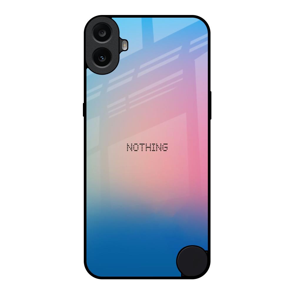 Blue & Pink Ombre Nothing CMF Phone 1 Glass Back Cover Online