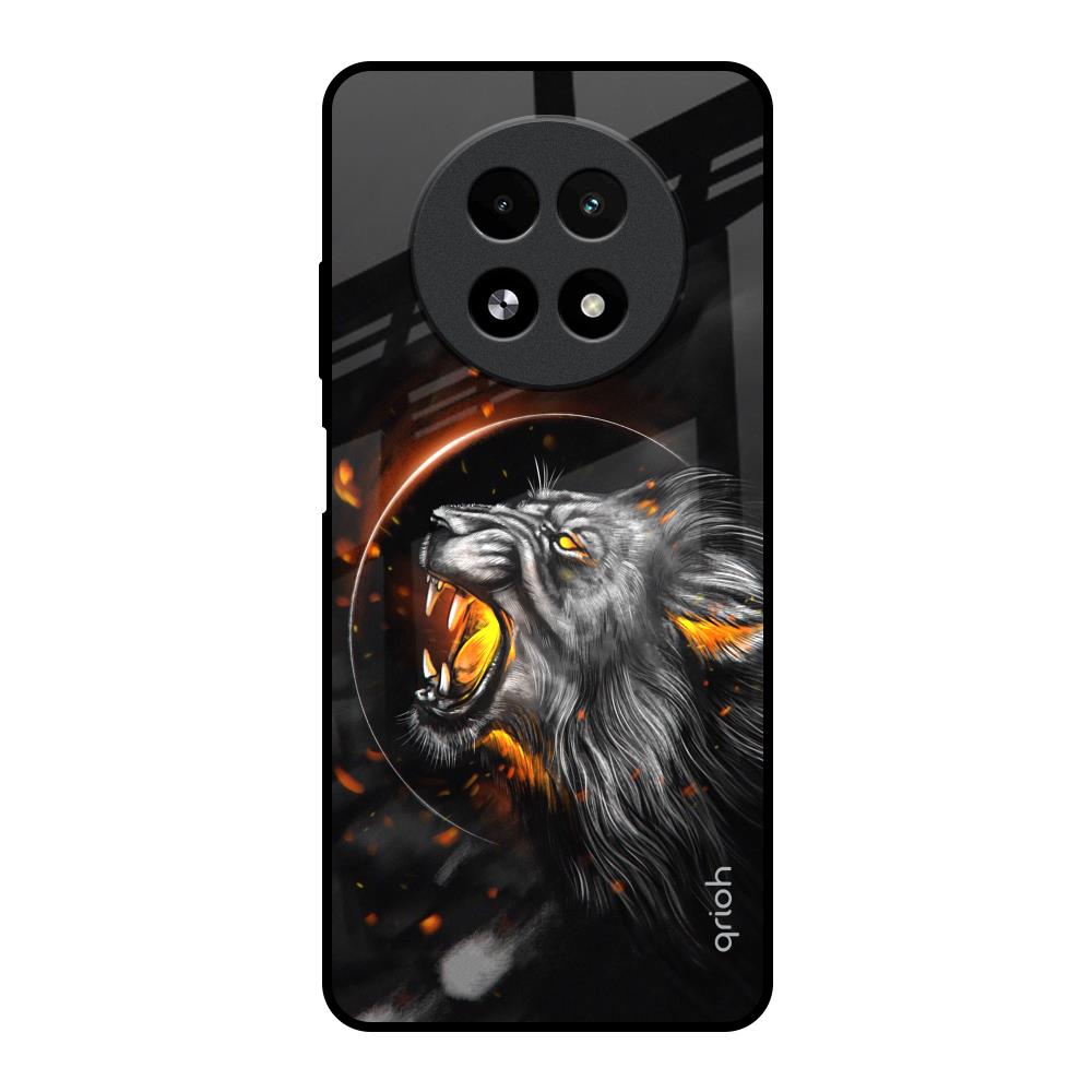 Aggressive Lion Realme 13 5G Glass Back Cover Online