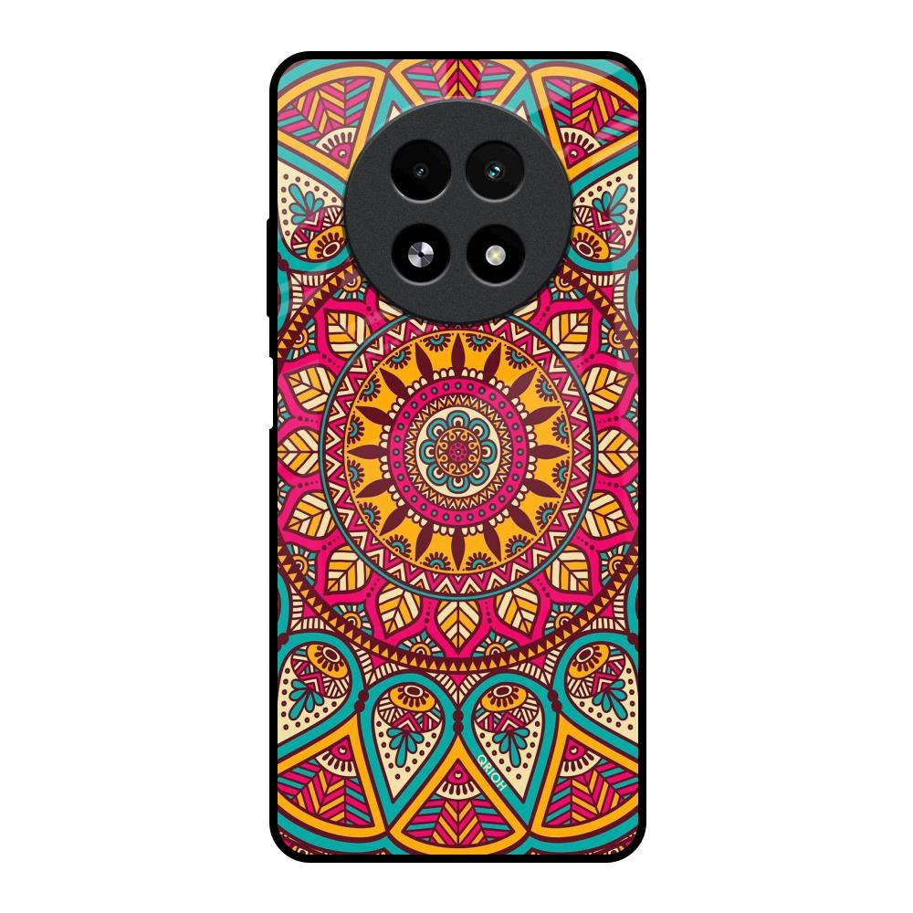 Elegant Mandala Realme 13 5G Glass Back Cover Online