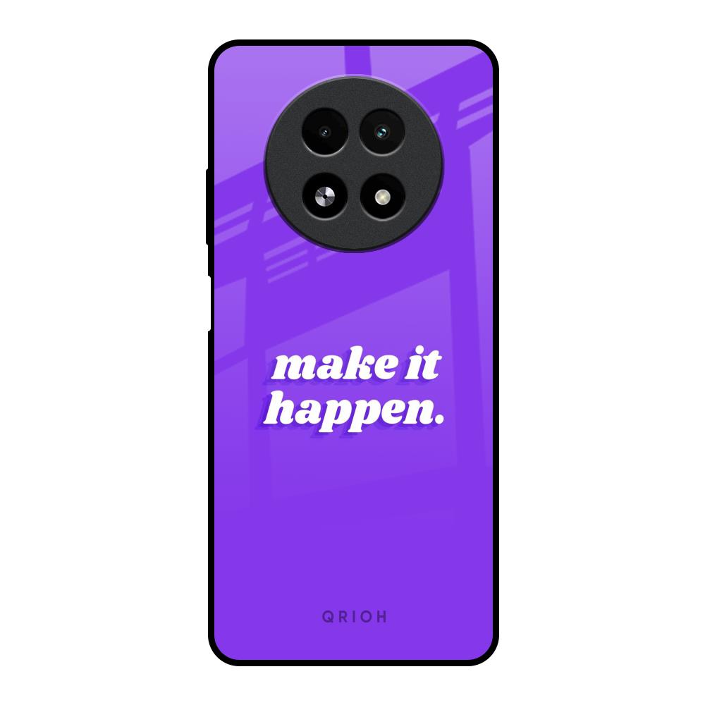 Make it Happen Realme 13 5G Glass Back Cover Online