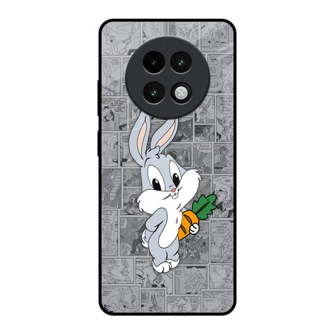 Cute Baby Bunny Realme 13 Plus 5G Glass Back Cover Online