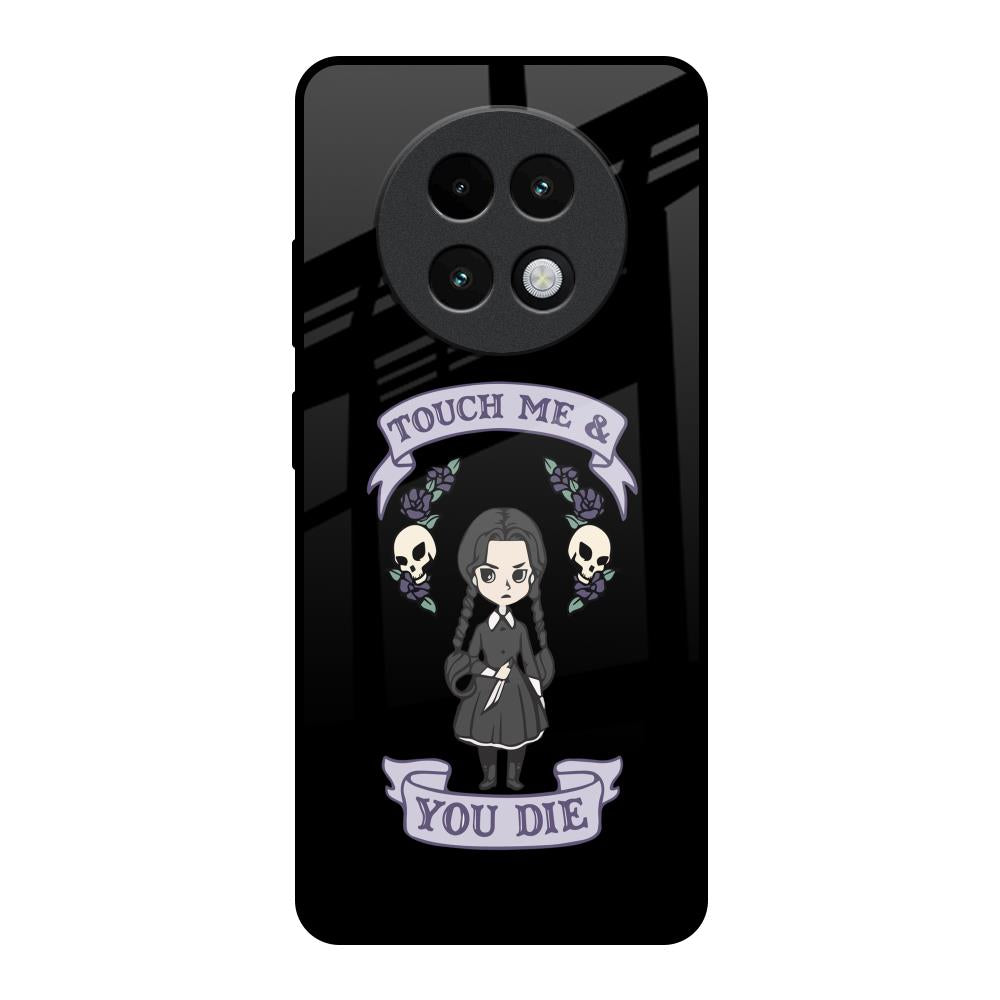 Touch Me & You Die Realme 13 Plus 5G Glass Back Cover Online