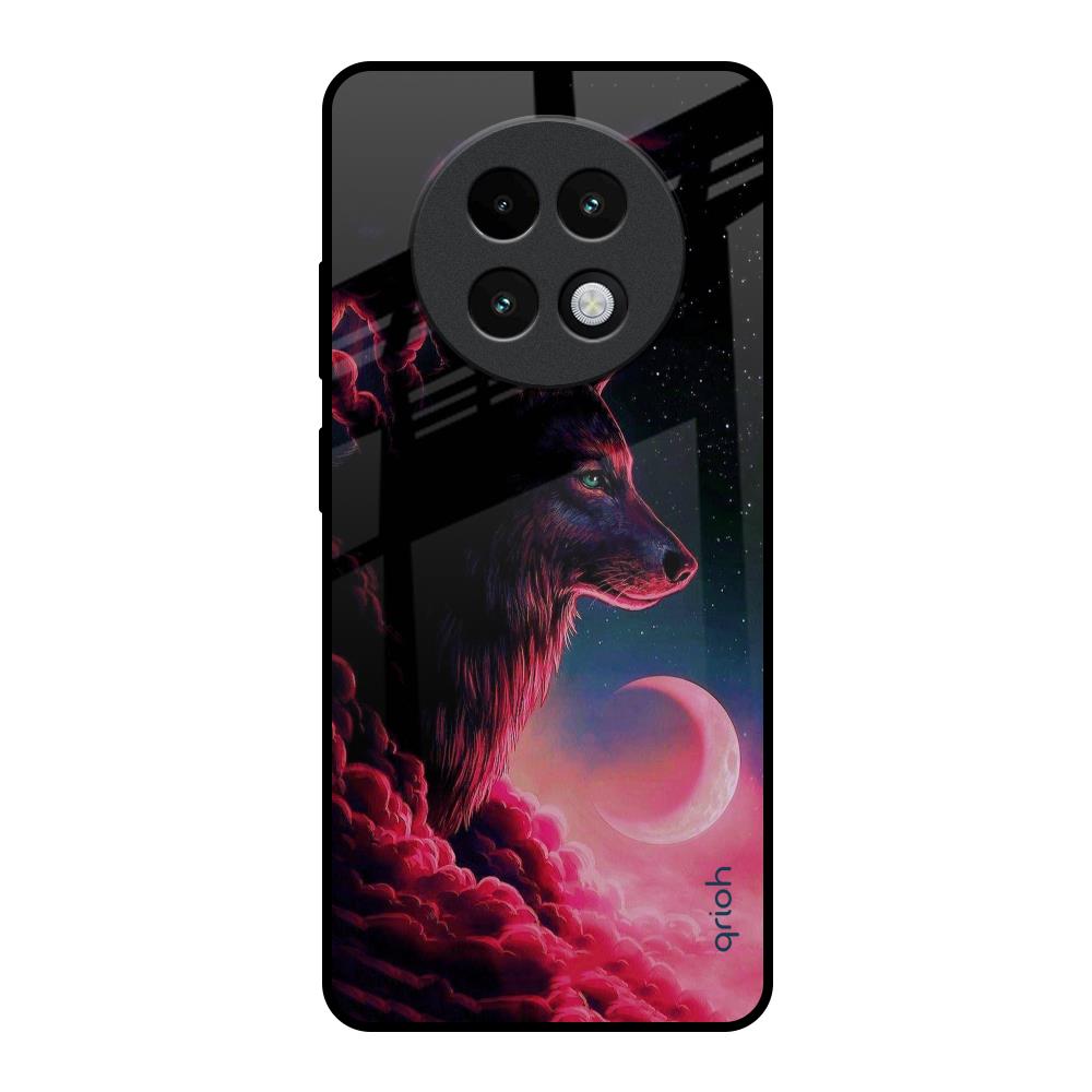 Moon Wolf Realme 13 Plus 5G Glass Back Cover Online