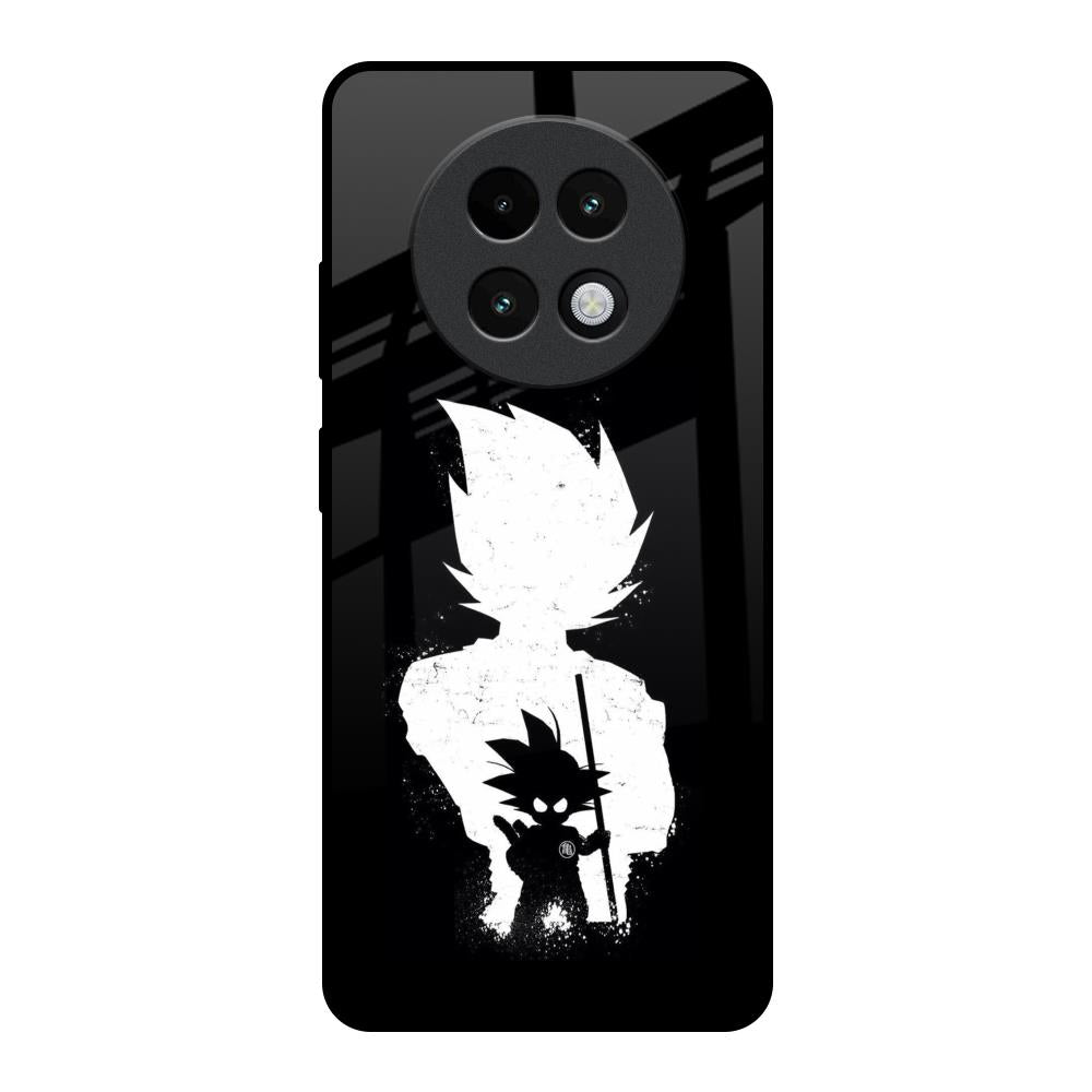Monochrome Goku Realme 13 Plus 5G Glass Back Cover Online