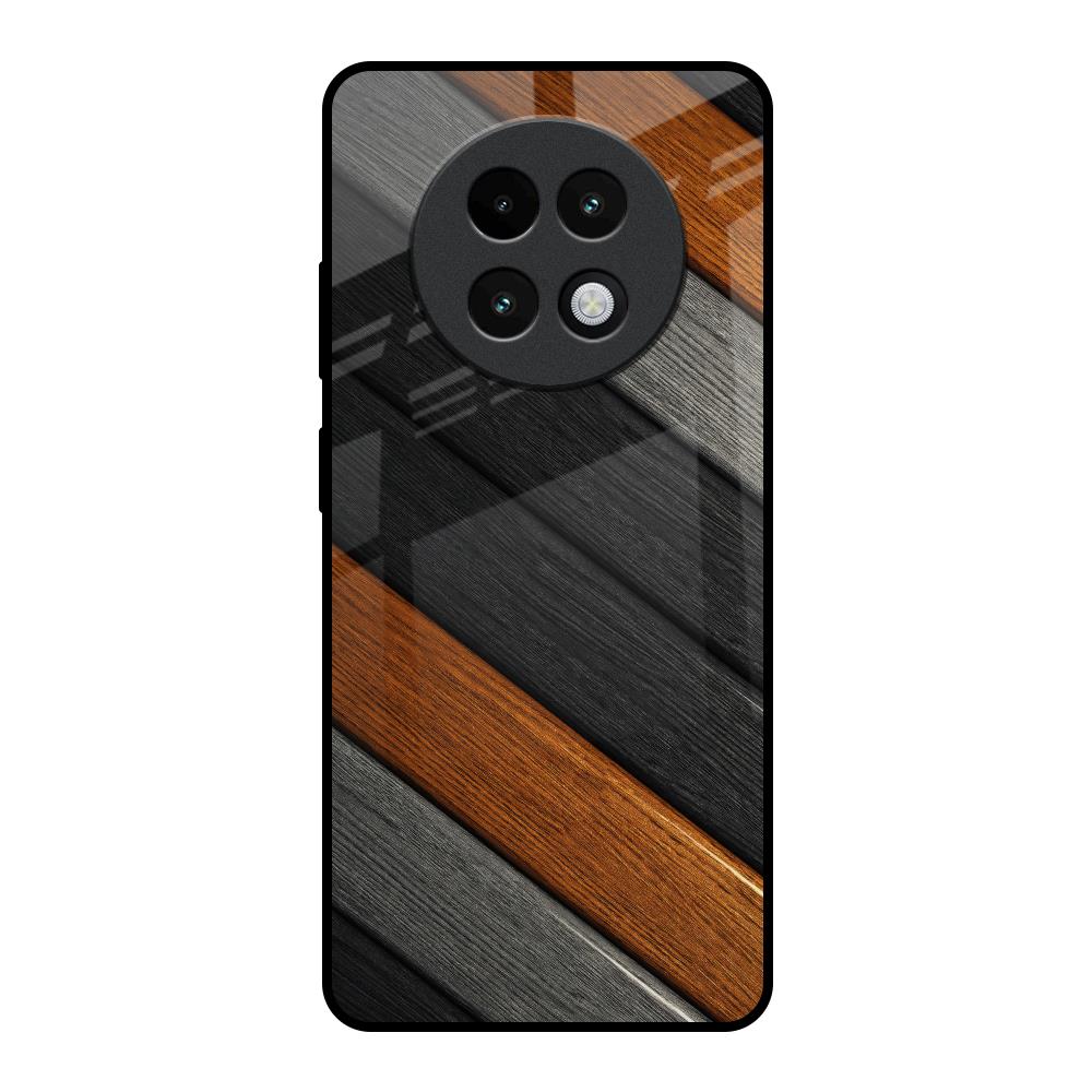Tri Color Wood Realme 13 Plus 5G Glass Back Cover Online