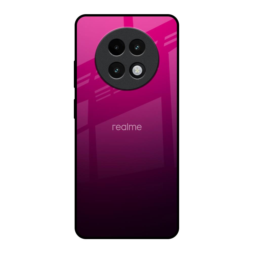 Purple Ombre Pattern Realme 13 Plus 5G Glass Back Cover Online
