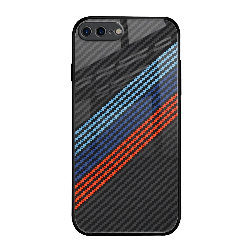 Carbon Inspired iPhone 7 Plus Glass Back Cover Online
