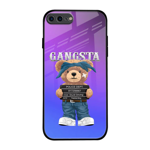 Gangsta Bear iPhone 7 Plus Glass Back Cover Online
