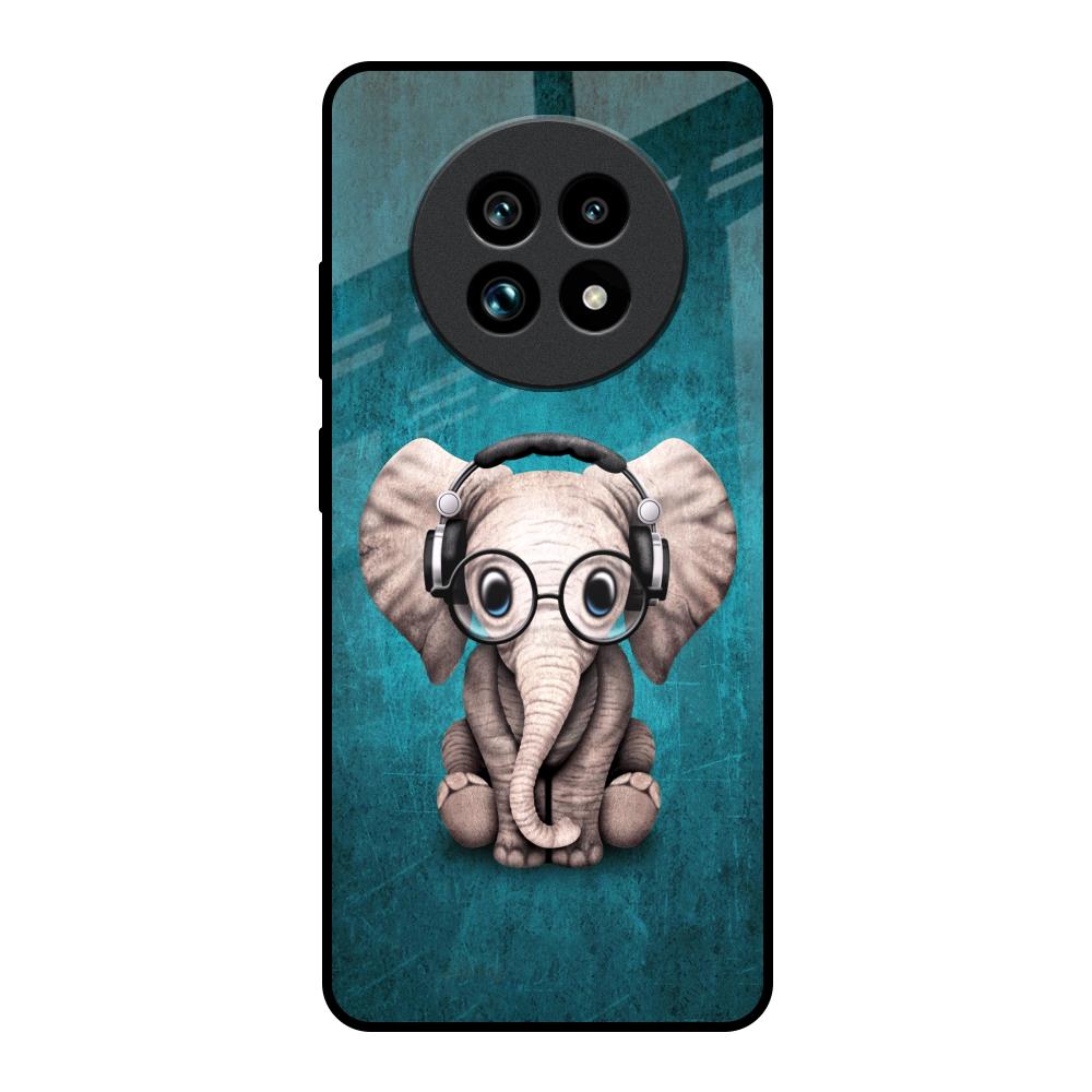 Adorable Baby Elephant Realme 13 Pro Plus 5G Glass Back Cover Online