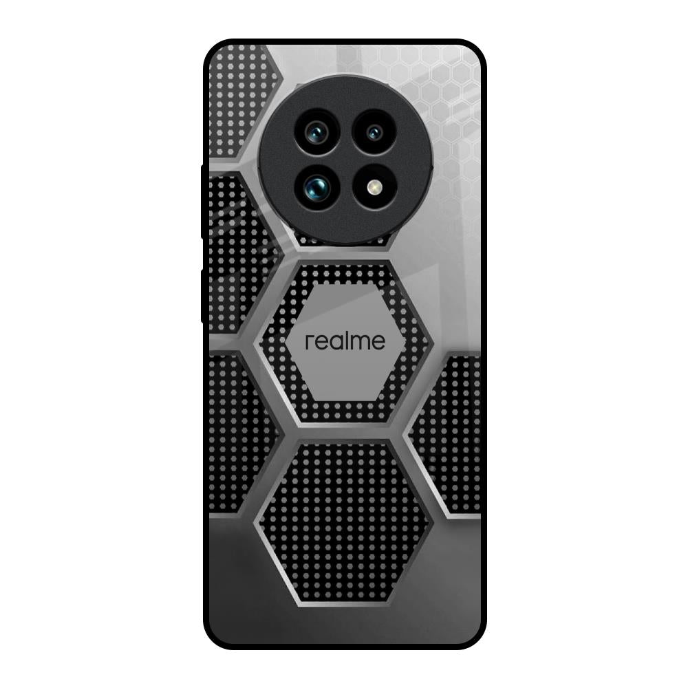 Hexagon Style Realme 13 Pro Plus 5G Glass Back Cover Online