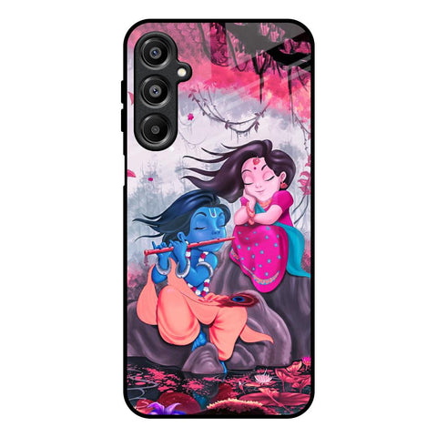 Radha Krishna Art Samsung Galaxy A16 5G Glass Back Cover Online