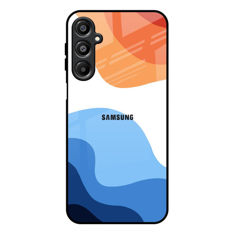 Wavy Color Pattern Samsung Galaxy A16 5G Glass Back Cover Online
