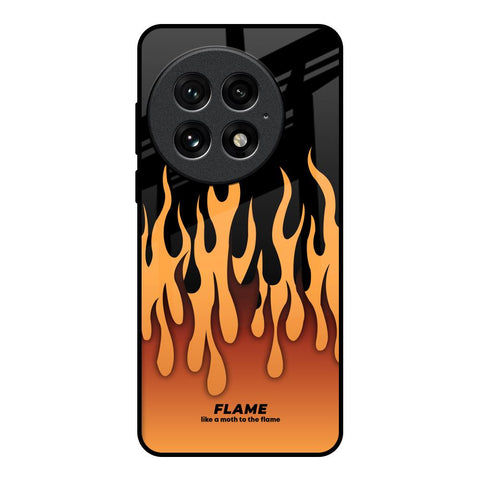 Fire Flame OnePlus 13 Glass Back Cover Online