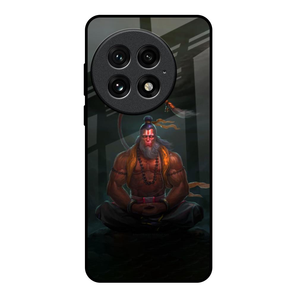 Lord Hanuman Animated OnePlus 13 Glass Back Cover Online