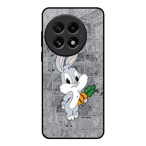 Cute Baby Bunny OnePlus 13 Glass Back Cover Online