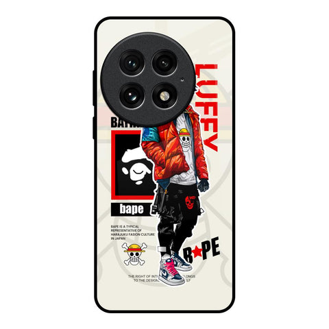 Bape Luffy OnePlus 13 Glass Back Cover Online