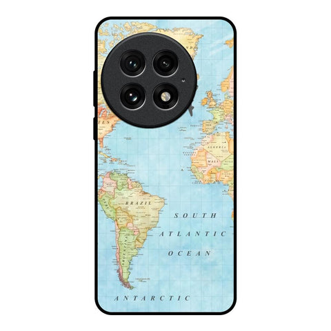 Travel Map OnePlus 13 Glass Back Cover Online