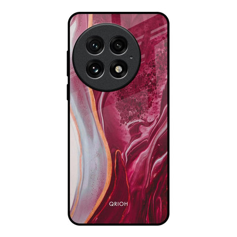 Crimson Ruby OnePlus 13 Glass Back Cover Online