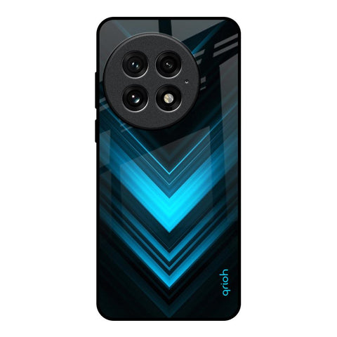 Vertical Blue Arrow OnePlus 13 Glass Back Cover Online