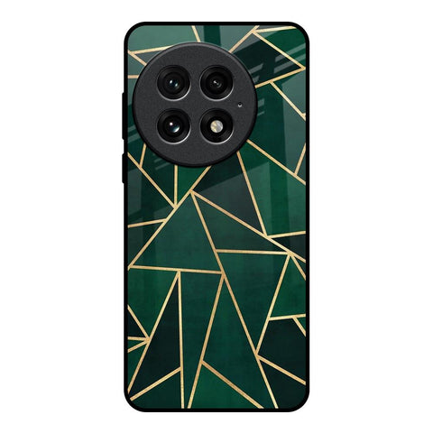 Abstract Green OnePlus 13 Glass Back Cover Online