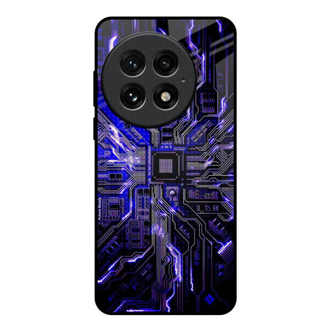 Techno Color Pattern OnePlus 13 Glass Back Cover Online