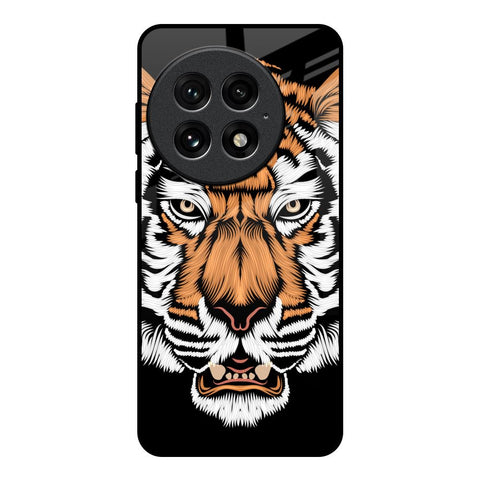 Angry Tiger OnePlus 13 Glass Back Cover Online
