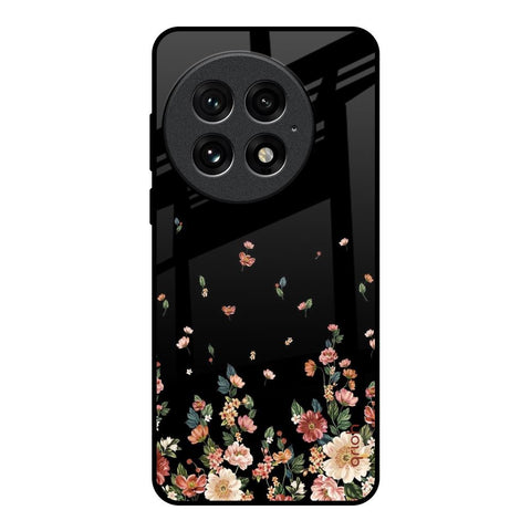 Floating Floral Print OnePlus 13 Glass Back Cover Online