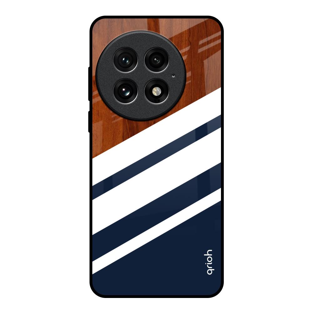 Bold Stripes OnePlus 13 Glass Back Cover Online