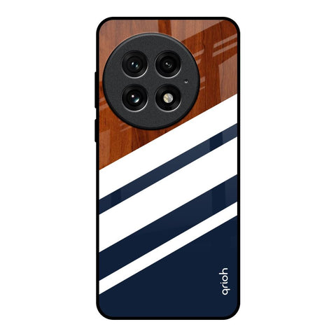 Bold Stripes OnePlus 13 Glass Back Cover Online