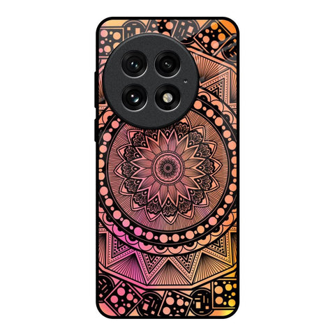 Floral Mandala OnePlus 13 Glass Back Cover Online