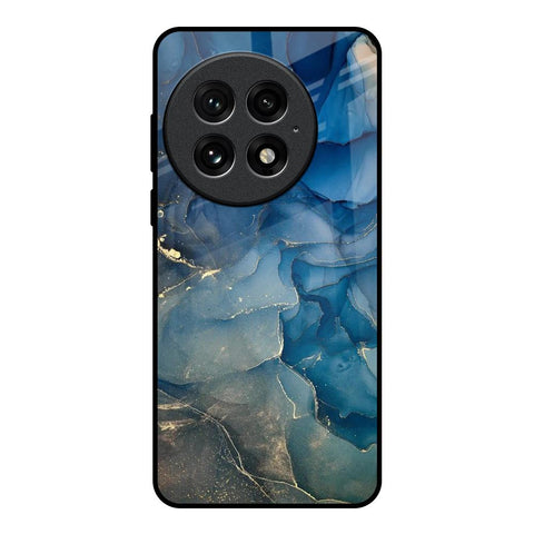 Blue Cool Marble OnePlus 13 Glass Back Cover Online