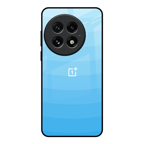 Wavy Blue Pattern OnePlus 13 Glass Back Cover Online