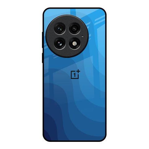 Blue Wave Abstract OnePlus 13 Glass Back Cover Online