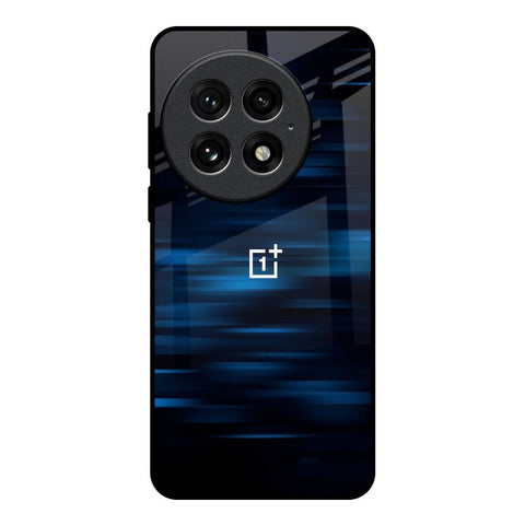 Blue Rough Abstract OnePlus 13 Glass Back Cover Online