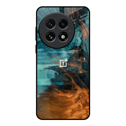 Golden Splash OnePlus 13 Glass Back Cover Online