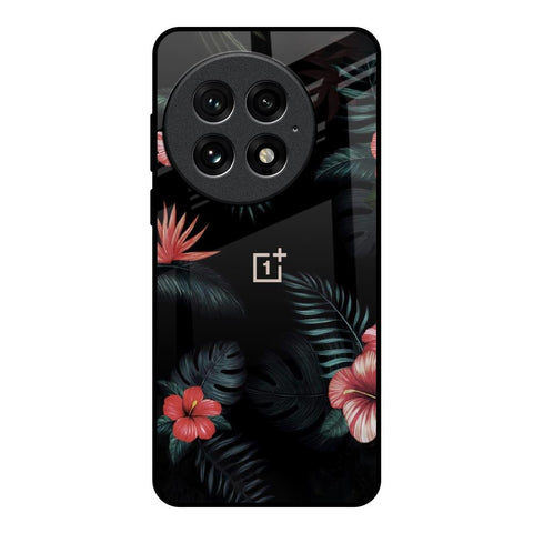 Tropical Art Flower OnePlus 13 Glass Back Cover Online