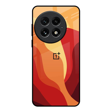 Magma Color Pattern OnePlus 13 Glass Back Cover Online
