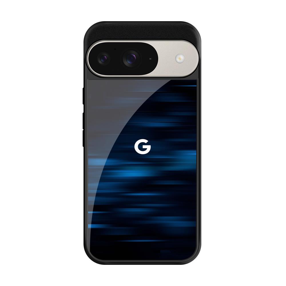 Blue Rough Abstract Google Pixel 9 Pro Glass Back Cover Online