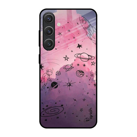 Space Doodles Samsung Galaxy S25 5G Glass Back Cover Online