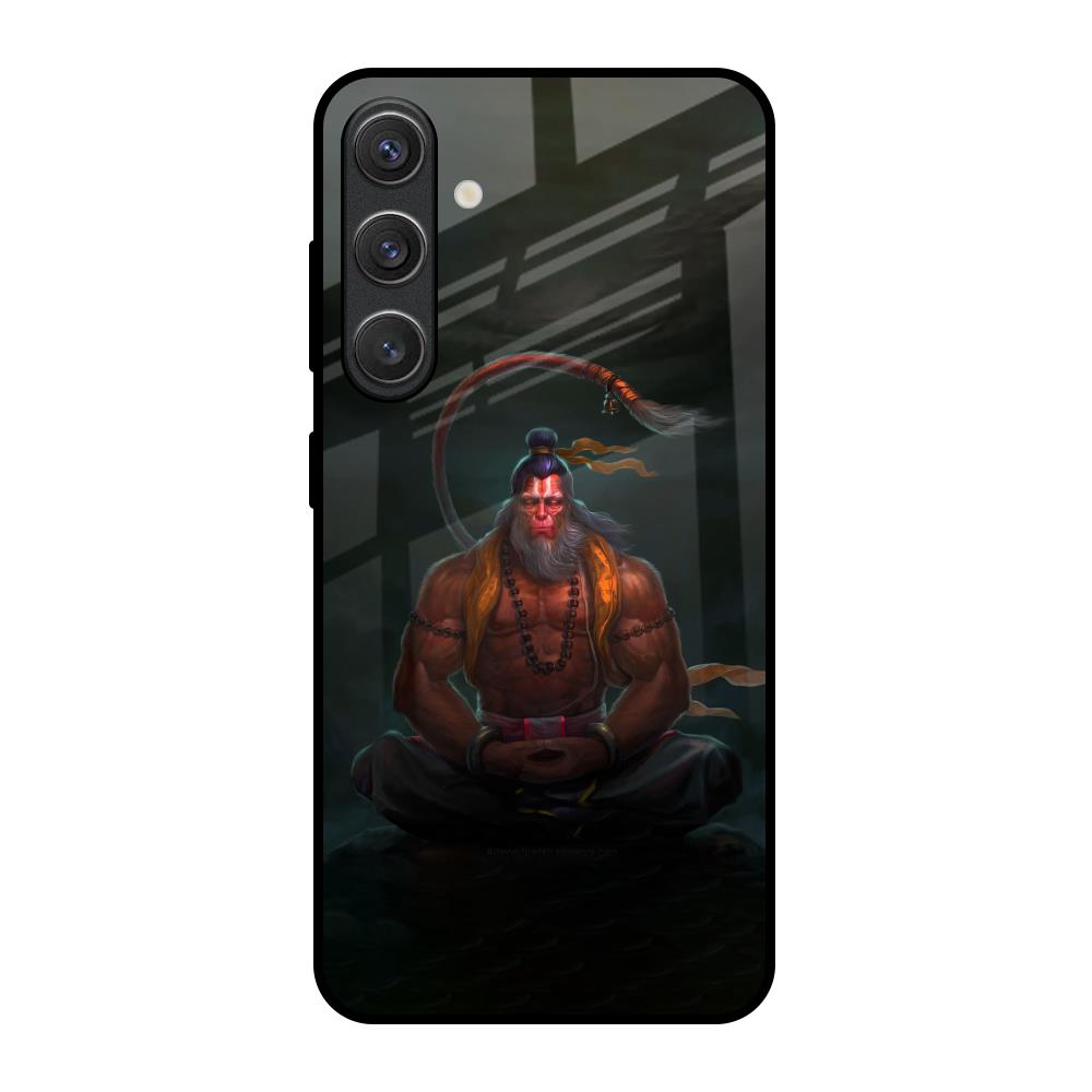 Lord Hanuman Animated Samsung Galaxy S25 5G Glass Back Cover Online