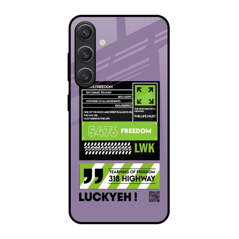 Run & Freedom Samsung Galaxy S25 5G Glass Back Cover Online