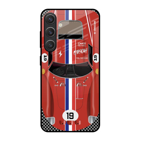 Racing Vintage Samsung Galaxy S25 5G Glass Back Cover Online